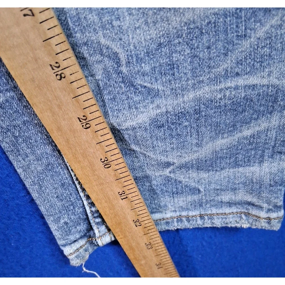 ARTMEETSCHAOS Men's Distressed Skinny Jeans Size 36 Light Wash Ripped Pants